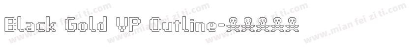 Black Gold VP Outline字体转换